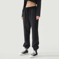 420GSM Unisex Super Heavyweight Washed Baggy Sweatpants - thumbnail image 3