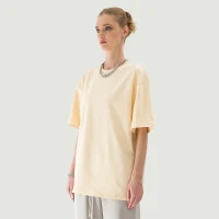 425GSM Unisex Oversized Crew Neck T-shirt - thumbnail image 3
