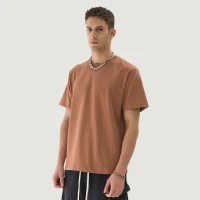 270GSM Unisex Classic Fit Crew Neck T-shirt - thumbnail image 3