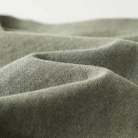 260GSM Women's Raw Hem Long Sleeve Crop Top - thumbnail image 8