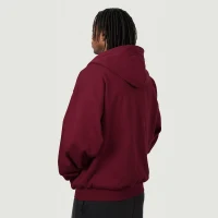400GSM Unisex Heavyweight Tapered Full-Zip Balloon Hoodie - thumbnail image 2