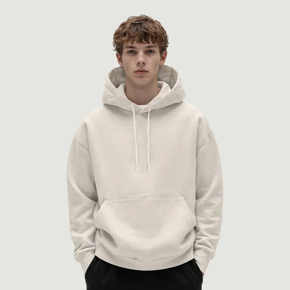 380GSM Unisex Heavyweight Drawstring Hoodie - main image