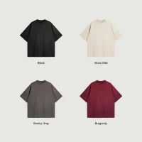 260GSM Unisex Oversized Sun Faded Distressed T-shirt - thumbnail image 3