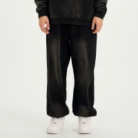 400GSM Unisex Super Heavyweight Sun Faded Sweatpants - thumbnail image 1