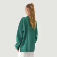 380GSM Unisex Heavyweight Oversized Side Slit Faded Sweatshirt - thumbnail image 2