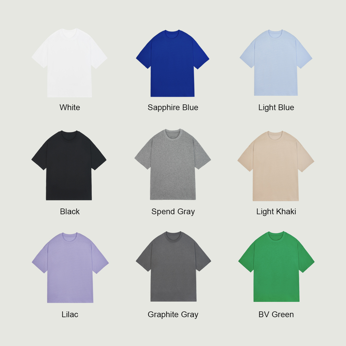 240GSM Unisex Boxy T-shirt-T-shirts-Men's clothing-PODpartner