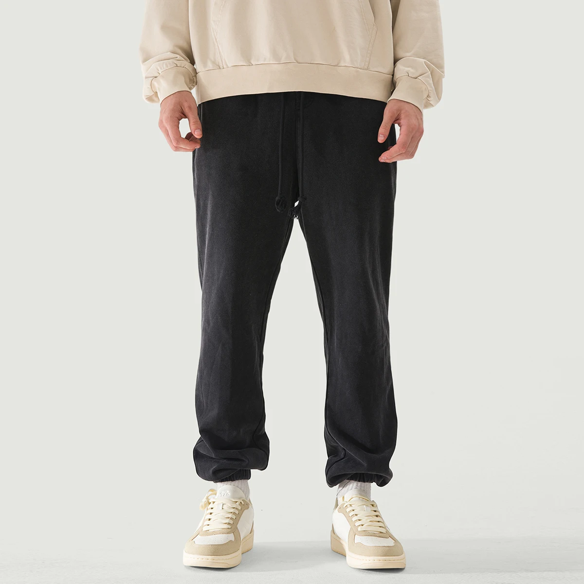 420GSM Unisex Super Heavyweight Washed Baggy Sweatpants - main image