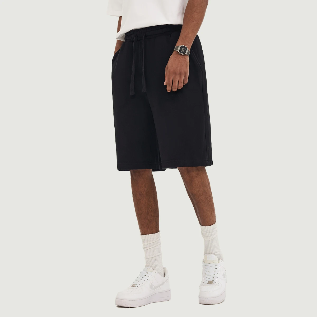 370GSM Unisex Casual Sweat Shorts - thumbnail image 3