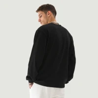 240GSM Unisex Crew Neck Loose Long Sleeve - thumbnail image 2