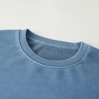 380GSM Unisex Heavyweight Oversized Side Slit Faded Sweatshirt - thumbnail image 5