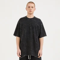 260GSM Unisex Snow Wash T-shirt - thumbnail image 1