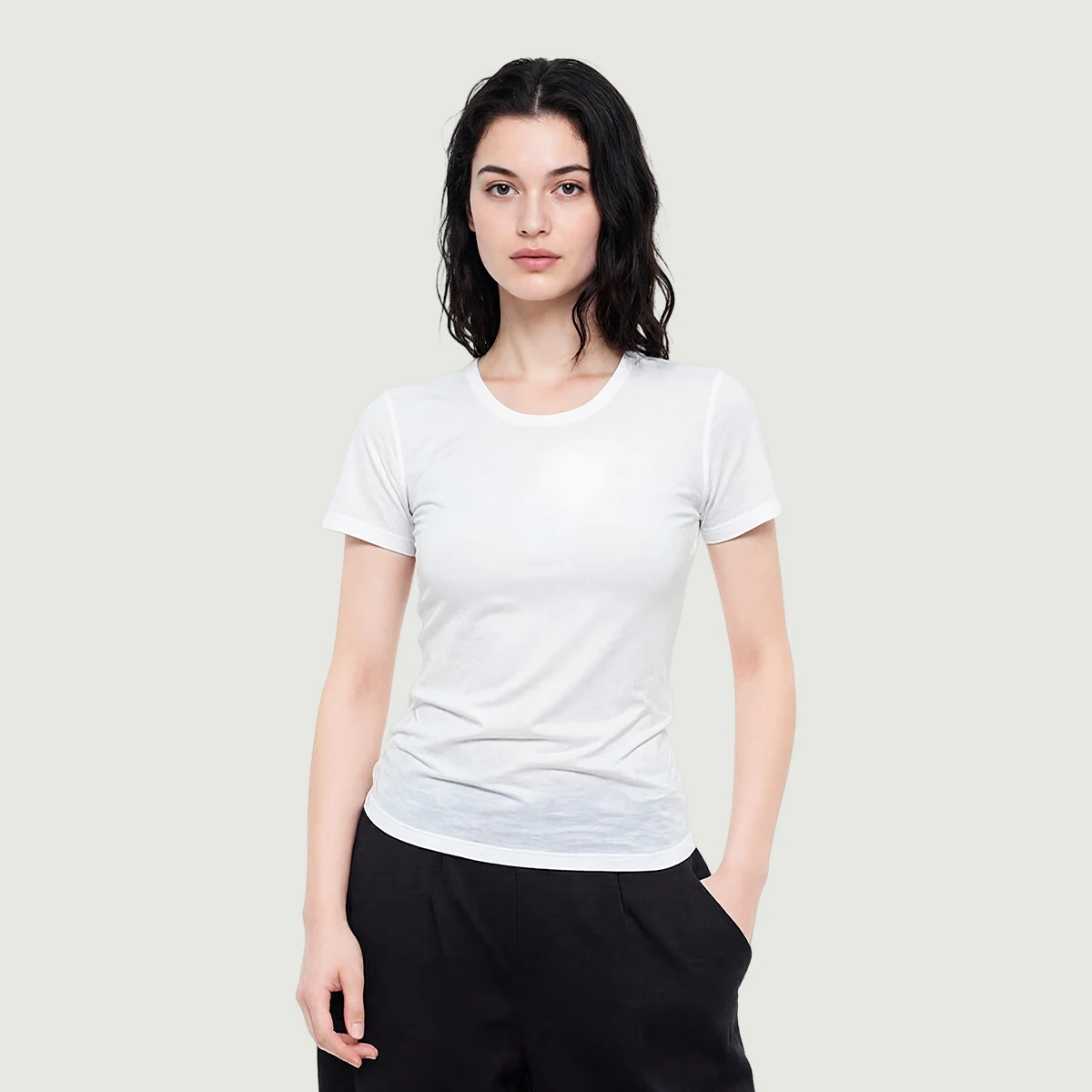210GSM Women's Slim Fit T-shirt - main image