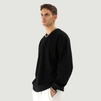 240GSM Unisex Crew Neck Loose Long Sleeve - thumbnail image 3