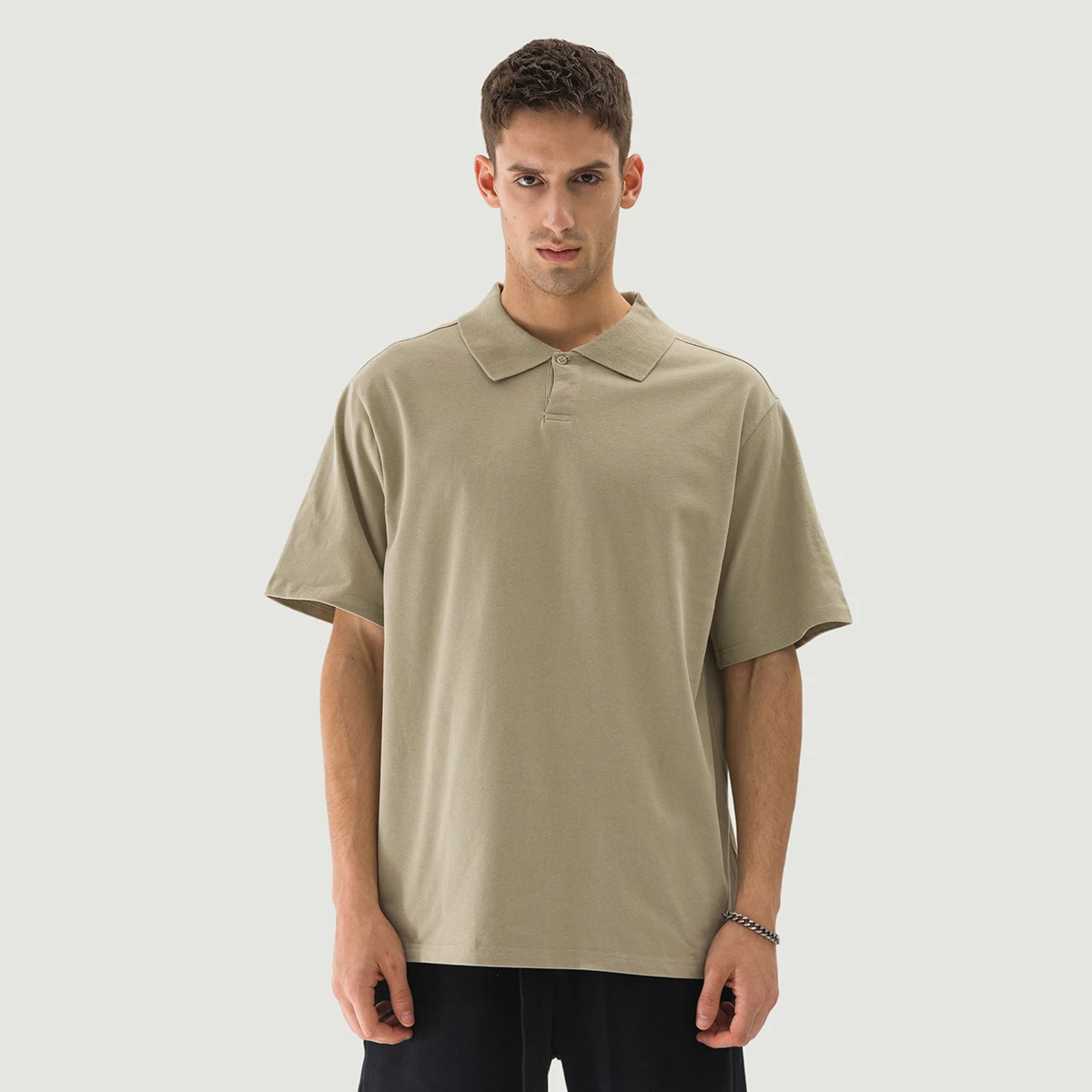 240GSM Unisex Oversized Polo Shirt - main image