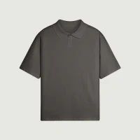 240GSM Unisex Oversized Polo Shirt - thumbnail image 1
