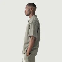 240GSM Unisex Oversized Polo Shirt - thumbnail image 3