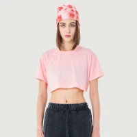 200GSM Women's Crop Top T-shirt - thumbnail image 1