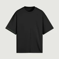 280GSM Unisex Boxy Neon Side Seam T-shirt - thumbnail image 1