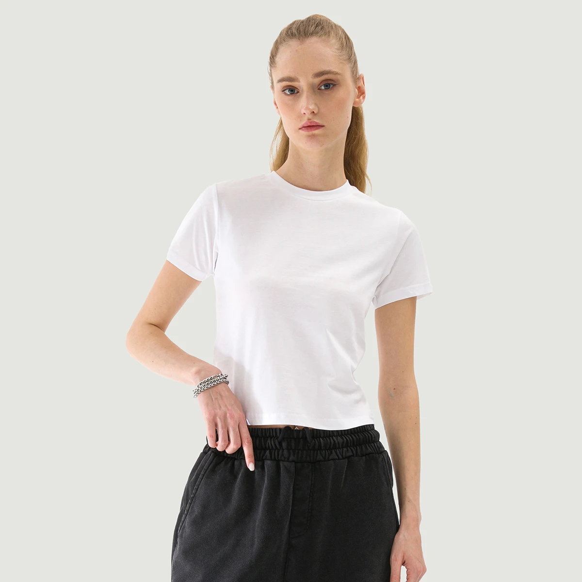 210GSM Women's Slim Fit T-shirt - main image