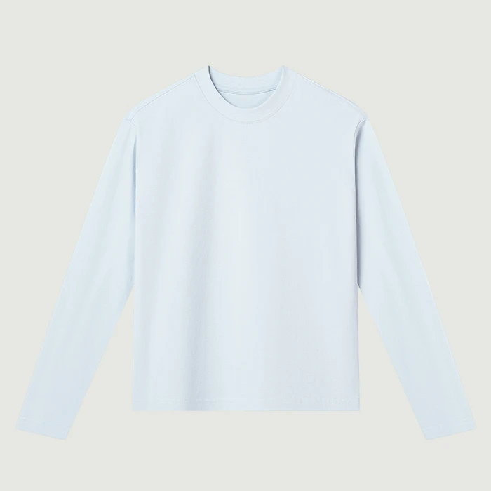 220GSM Classic Cropped Long Sleeve Mini Tee