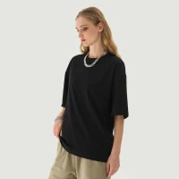 240GSM Unisex Boxy T-shirt - thumbnail image 2