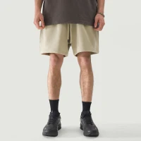 380GSM Unisex Oversized Brushed Fleece Shorts - thumbnail image 1