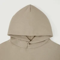380GSM Unisex Snap Collar Hoodie - thumbnail image 4
