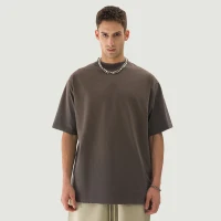 260GSM Unisex Oversized Sun Faded Distressed T-shirt - thumbnail image 1