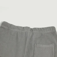 360GSM Unisex Clipped Corner Washed Sweat Shorts - thumbnail image 8