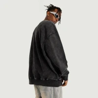 440GSM Unisex Super Heavyweight Oversized Faded Sweatshirt - thumbnail image 3