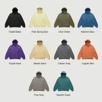 440GSM Unisex Super Heavyweight Oversized Retro Hoodie - thumbnail image 4