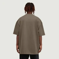 425GSM Unisex Oversized Crew Neck T-shirt - thumbnail image 2