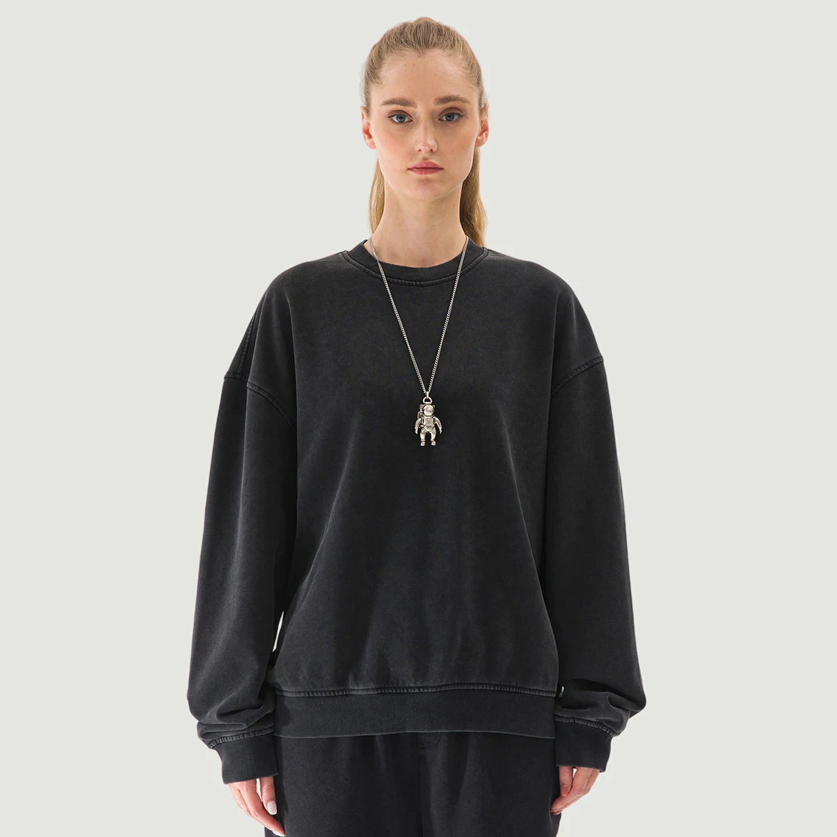 440GSM Unisex Super Heavyweight Oversized Faded Sweatshirt - main image
