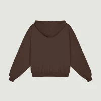 400GSM Unisex Heavyweight Tapered Full-Zip Balloon Hoodie - thumbnail image 2