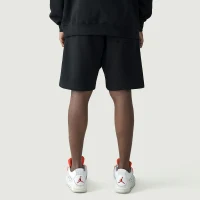 380GSM Unisex Oversized Fleece-lined Shorts - thumbnail image 2