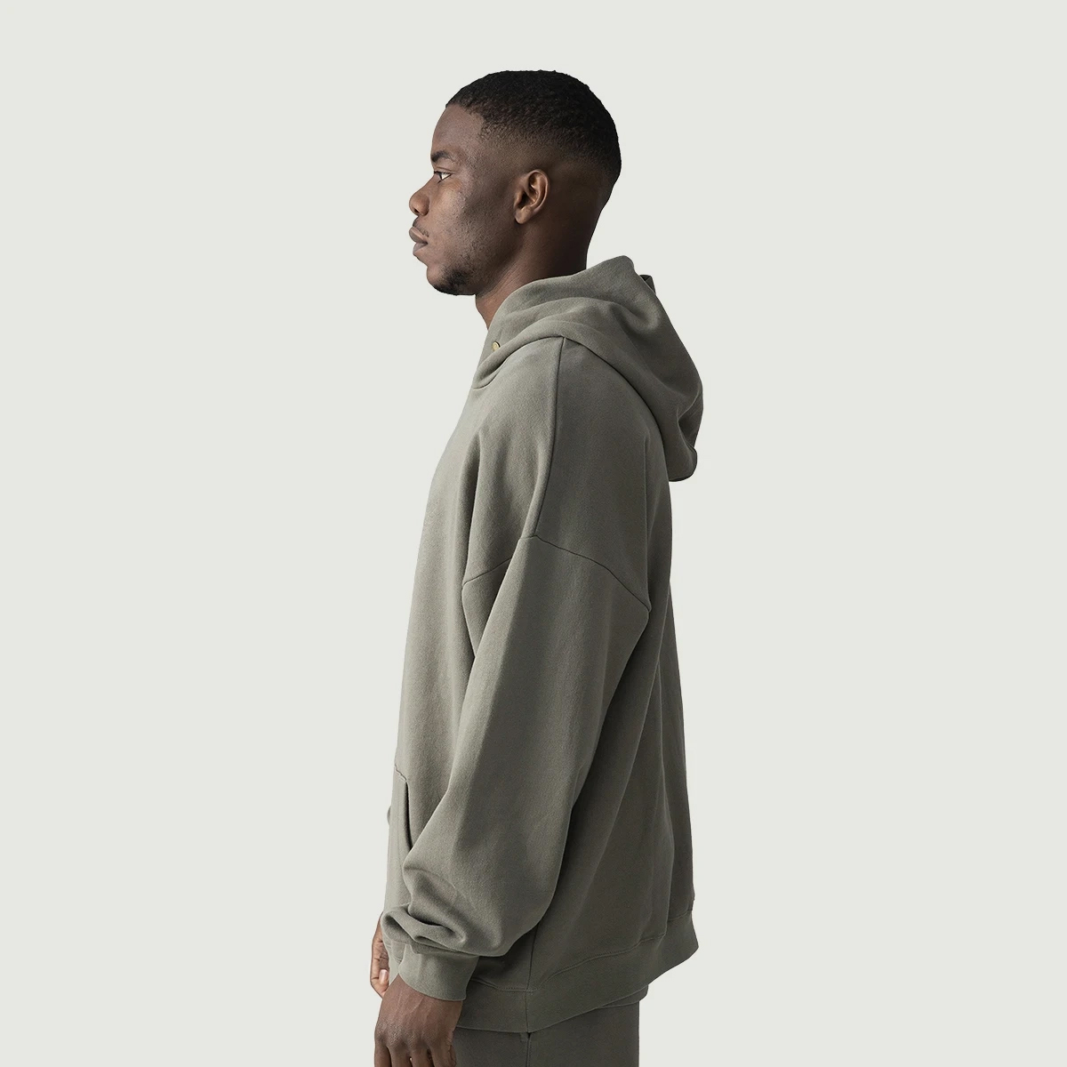 Unisex Fleece-lined Snap Collar Hoodie | PODpartner Unisex Fleece-lined Snap Collar Hoodie | PODpartner
