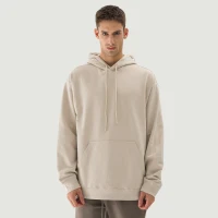 380GSM Unisex Heavyweight Drawstring Hoodie - thumbnail image 1