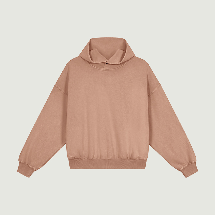 420GSM Unisex Snap Collar Snow Wash Hoodie - VoteCustom Edition