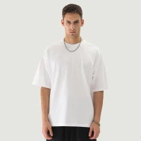 240GSM Unisex Boxy T-shirt - thumbnail image 1
