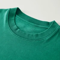 285GSM Unisex Oversized Washed Crew Neck T-shirt - thumbnail image 4