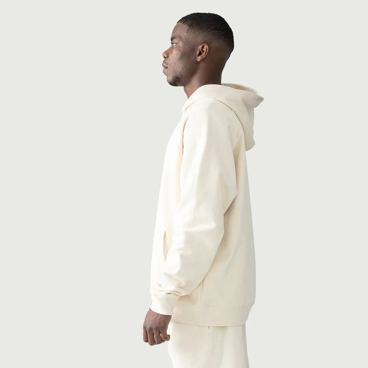380GSM Unisex Fleece-lined Hoodie - thumbnail image 3