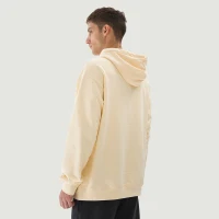 380GSM Unisex Brushed Fleece Drawstring Hoodie - thumbnail image 2