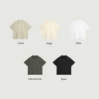 240GSM Unisex Oversized Polo Shirt - thumbnail image 4