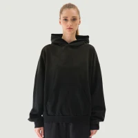 380GSM Unisex Sun Faded Ripped Pocket Hoodie - thumbnail image 1