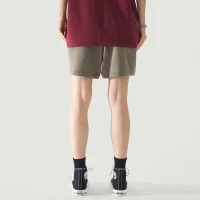 380GSM Unisex Oversized Brushed Fleece Shorts - thumbnail image 2