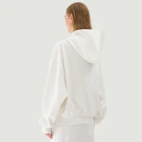 420GSM Unisex Snap Collar Hoodie - thumbnail image 2