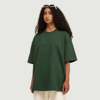 425GSM Unisex Oversized Crew Neck T-shirt - thumbnail image 3