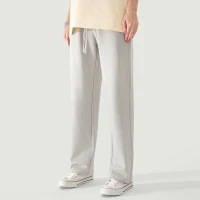 425GSM Unisex Heavyweight Relaxed Fit Sweatpants - thumbnail image 3
