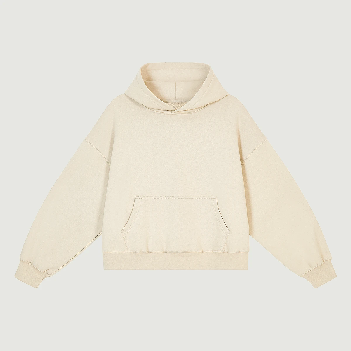 380GSM Unisex Fleece-lined Boxy Hoodie - main image