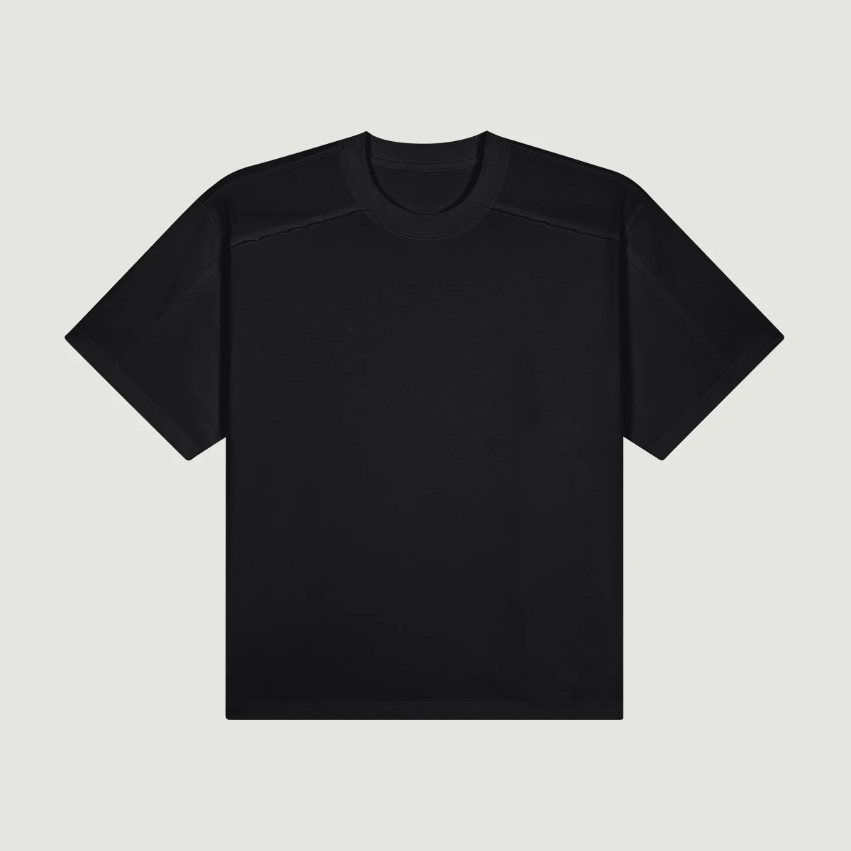 280GSM Unisex Raw Seam Paneled Boxy T-shirt - main image